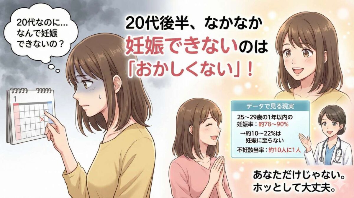 20代後半なのになかなか妊娠出来ない…それって本当に「おかしいこと」なの?