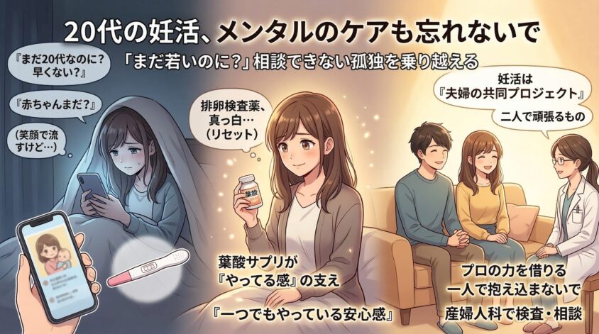 20代の妊活、メンタルのケアも忘れないで