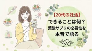 【20代の妊活】できることは何？葉酸サプリの必要性を本音で語る