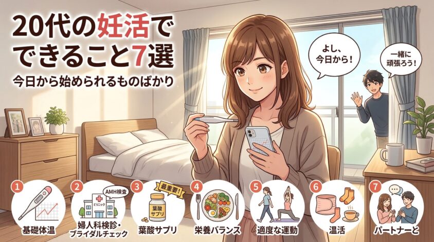 20代の妊活でできること7選｜今日から始められるものばかり