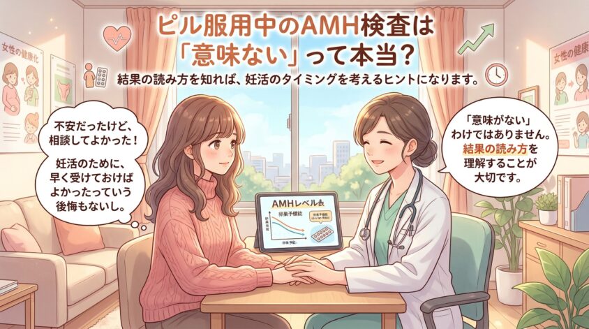 ピル服用中のAMH検査は「意味ない」って本当？