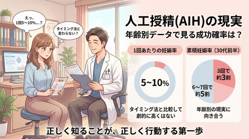 人工授精(AIH)の成功確率はどれくらい?年齢別データで見る現実