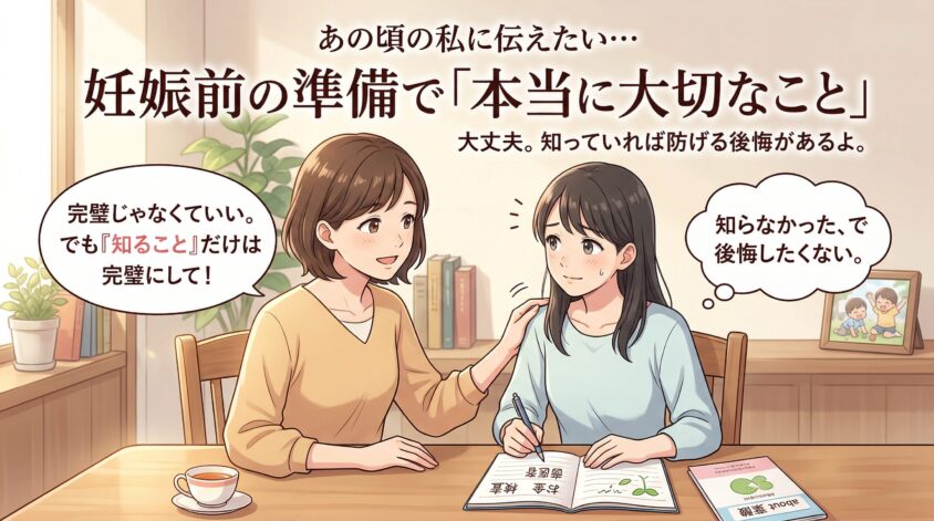あの頃の私に伝えたい|妊娠前の準備で「本当に大切なこと」