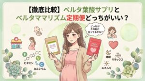 ベルタ葉酸サプリとベルタママリズム定期便どっちがいい?違いを徹底比較