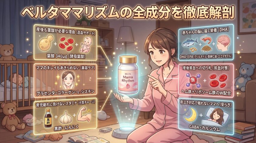 ベルタママリズムの全成分を徹底解剖