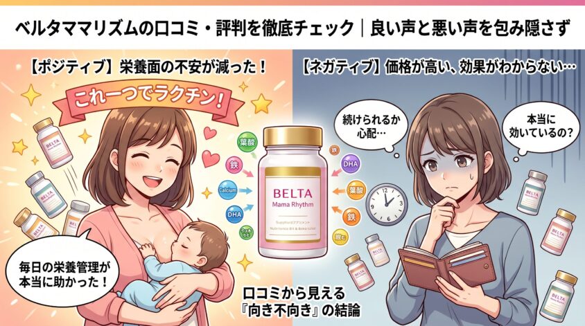 ベルタママリズムの口コミ・評判を徹底チェック｜嘘偽りなく良い声と悪い声を包み隠さず