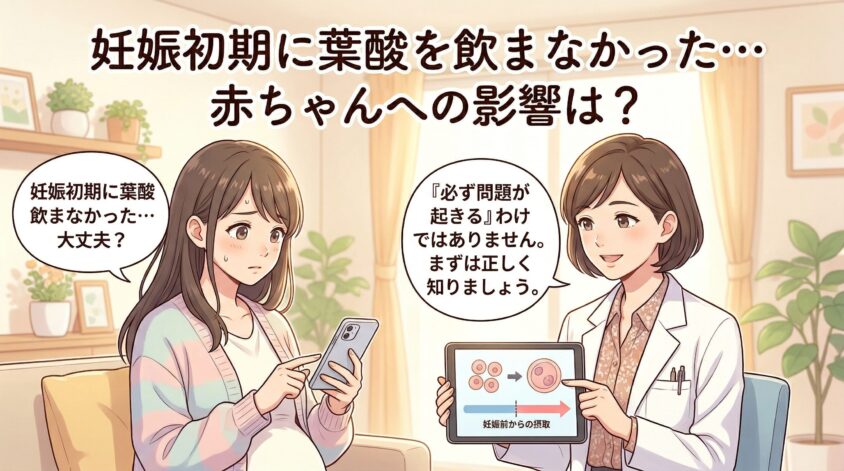 妊娠初期に葉酸を飲まなかった&hellip;赤ちゃんへの影響は？