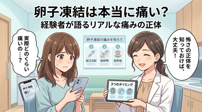卵子凍結は本当に痛い？経験者が語るリアルな痛みの正体