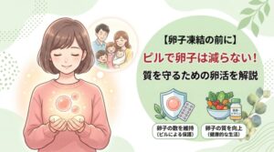 【卵子凍結の前に】ピルで卵子は減らない！質を守るための卵活を解説