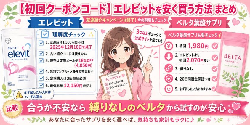 【初回クーポンコード】エレビットを友達紹介で安く買う方法を解説！について　まとめ