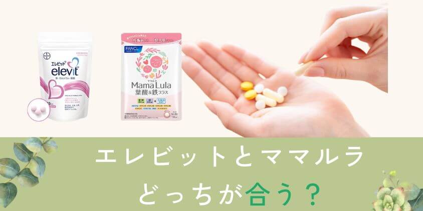 エレビットとママルラはどっちの葉酸サプリが合う?
