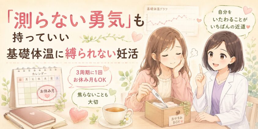 「測らない勇気」も持っていい──基礎体温に縛られない妊活のすすめ