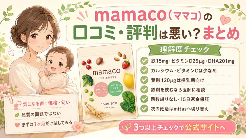 mamaco(ママコ)の口コミ・評判は悪い？まとめ