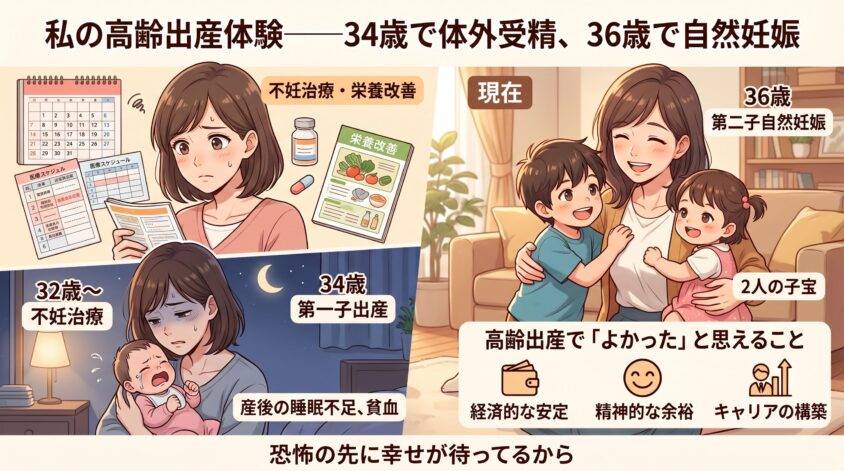 私の高齢出産体験──34歳で体外受精、36歳で自然妊娠