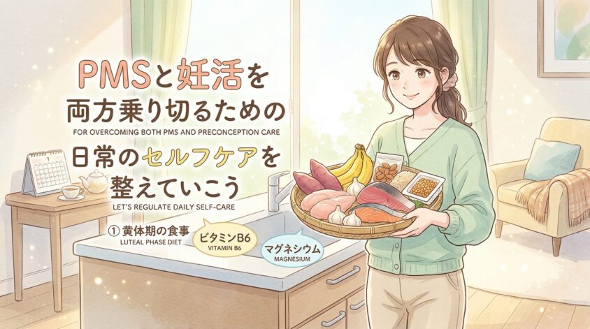 PMSと妊活を両方乗り切るためのセルフケア習慣