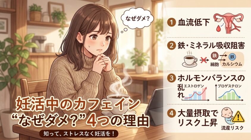 妊活中にカフェインが「なぜダメ」と言われるのか？4つの理由