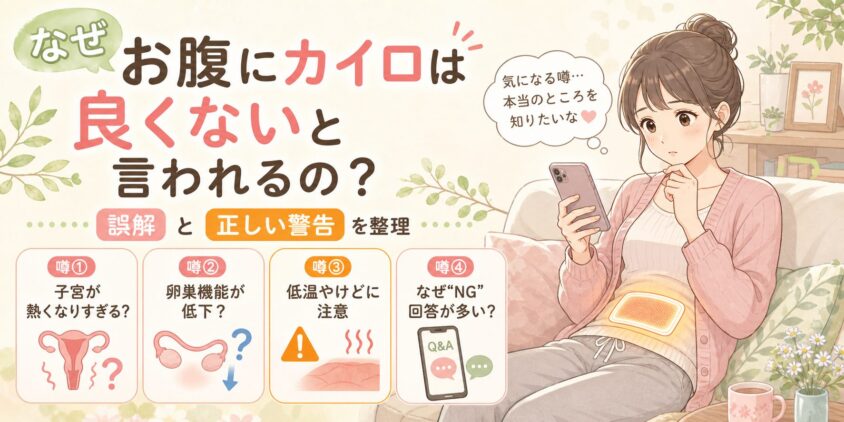 【知恵袋で】そもそもなぜ「お腹にカイロは良くない」と言われるのか？