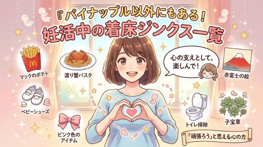 パイナップル以外にもある！妊活中の着床ジンクス一覧