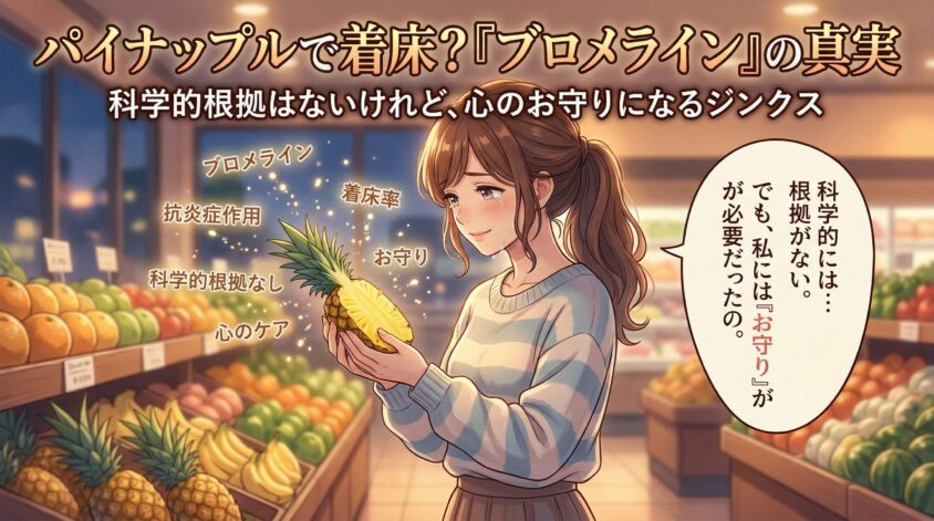 パイナップルの「ブロメライン」が着床にいいと言われる理由