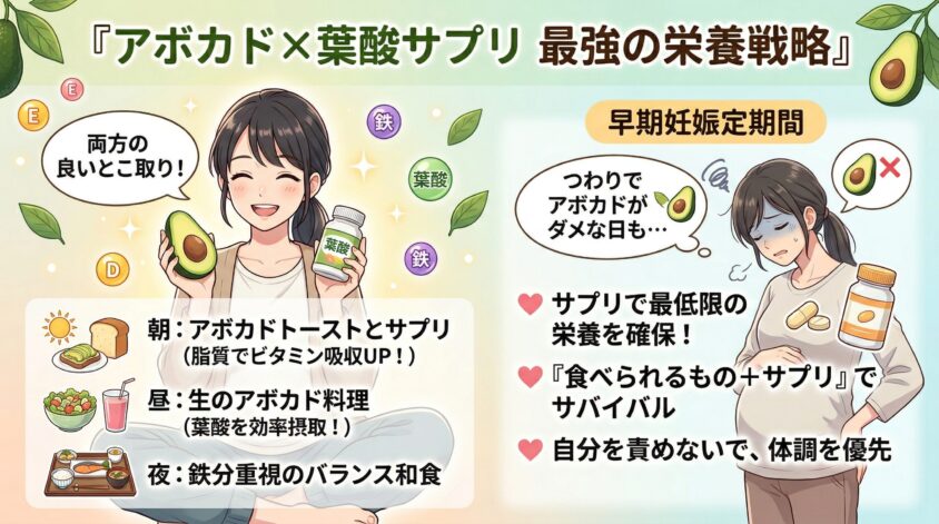 アボカド&times;葉酸サプリで叶える最強の栄養戦略