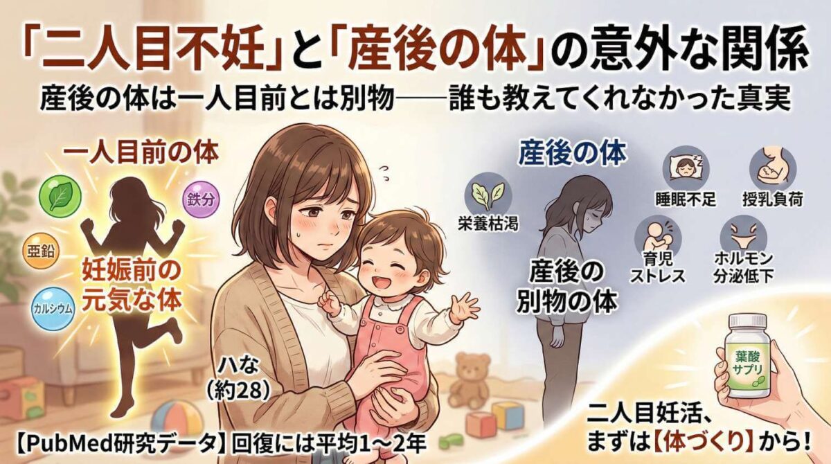 二人目不妊と「産後の体」の意外な関係