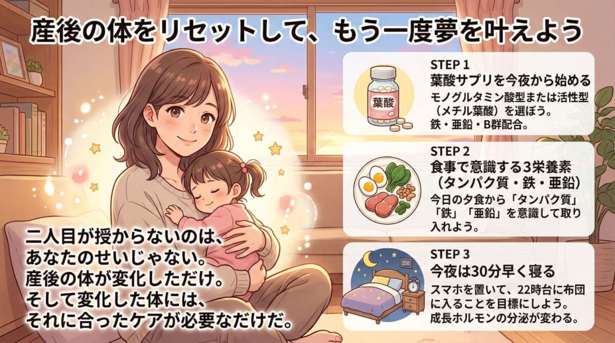 二人目妊活～産後の体をリセットして、もう一度夢を叶えよう～