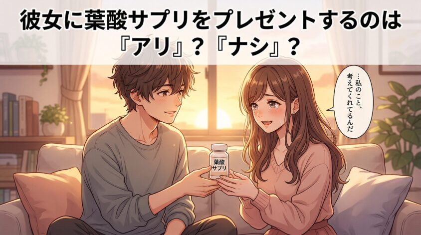 彼女に葉酸サプリをプレゼントするのは「アリ」？「ナシ」？