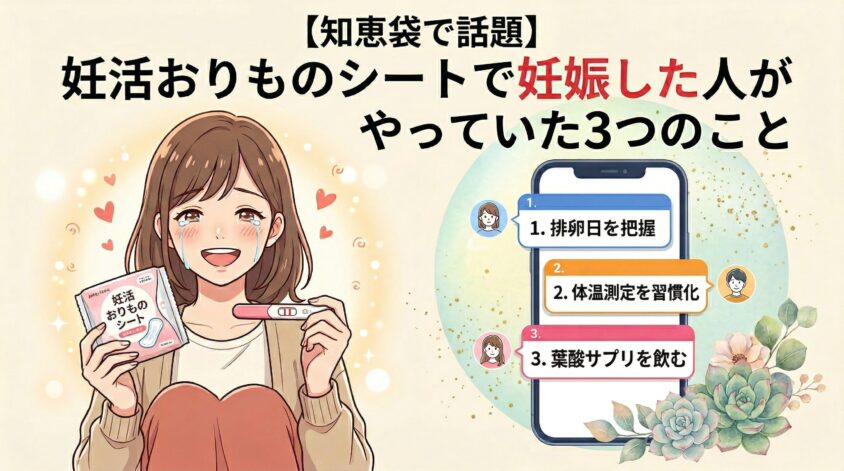 【知恵袋で話題】妊活おりものシートで妊娠した人がやっていた3つのこと