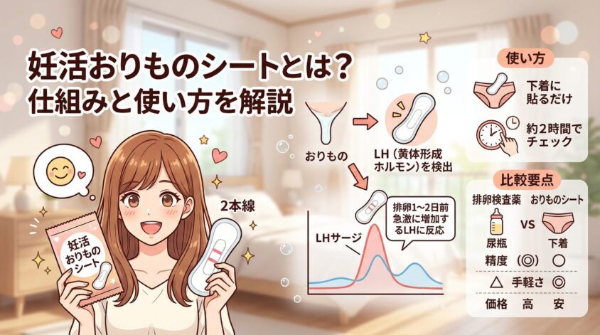 妊活おりものシートとは?仕組みと使い方をわかりやすく解説